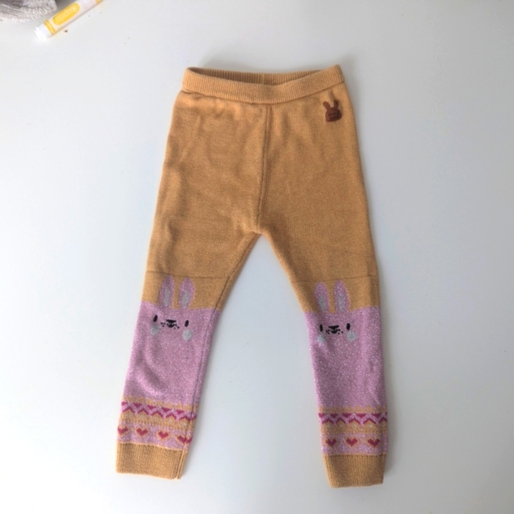Knit Bunny Leggings Souris Mini